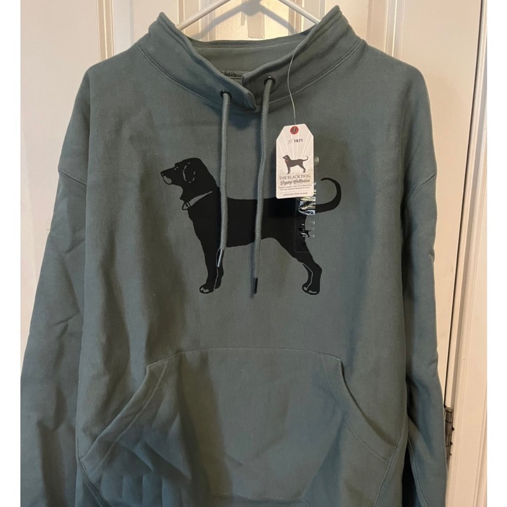 The Black Dog Pullover, size M, green, new with tags